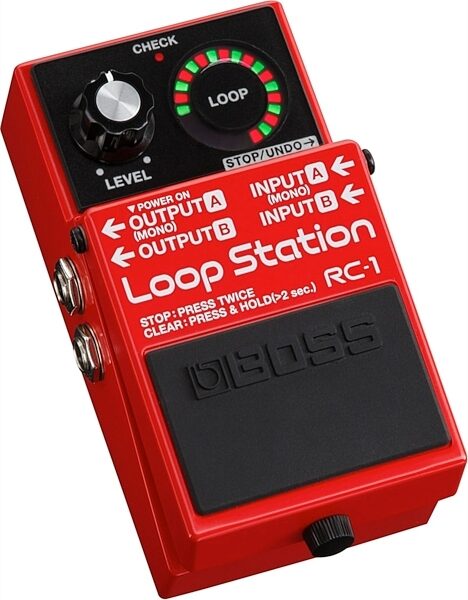 Boss RC-1 Loop Station Pedal, New, Angle