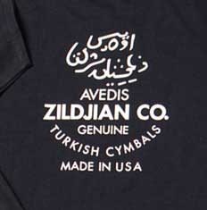 Zildjian Classic T-Shirt, Black, Large, Rear