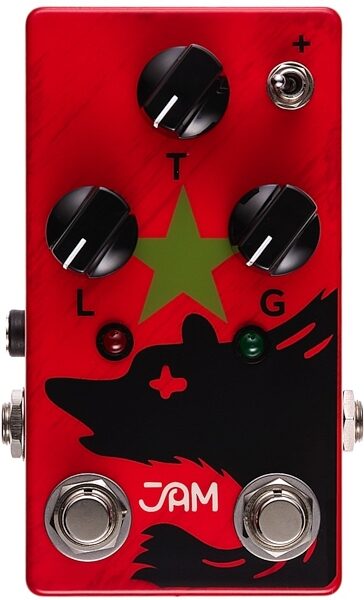 JAM Pedals Red Muck Fuzz Distortion Pedal with Boost, New, Action Position Side