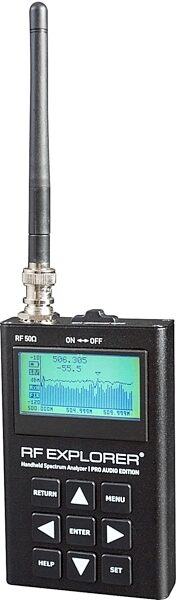 Audio-Technica RFEXP-PA RF Explorer Pro Audio Edition Portable Spectrum Analyzer, Action Position Back