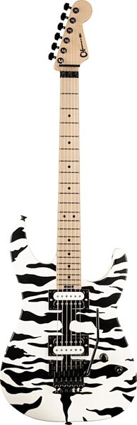 Charvel Satchel Signature Pro-Mod DK Electric Guitar, White Bengal, USED, Blemished, Action Position Back