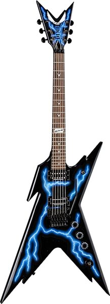 Dean Dimebag Razorback Electric Guitar (with Case), Lightning, Blemished, Action Position Back