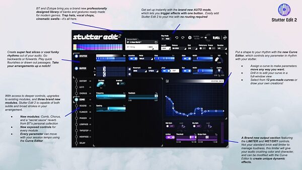 iZotope Stutter Edit 2 Effect Software, Boxed, Overview