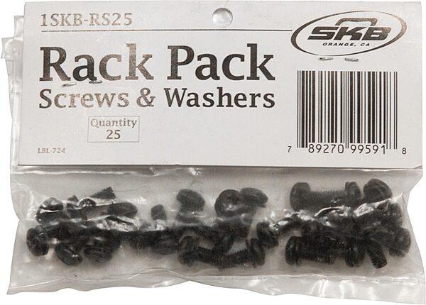SKB Rack RS25 Screws and Washers, 25-Pack, Action Position Back
