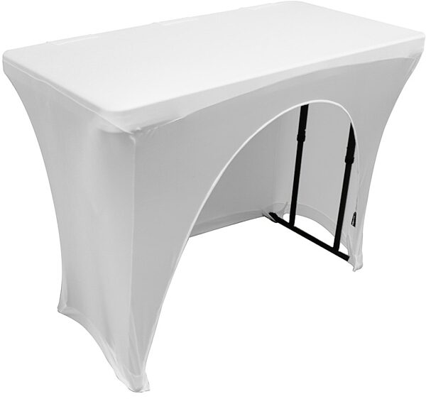 Odyssey SPATBL Scrim Werks Performer's Table Cover, White, 4', White 4