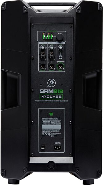 Mackie SRM212 V-Class Powered Loudspeaker (1x12, 2000 Watts), New, Rear