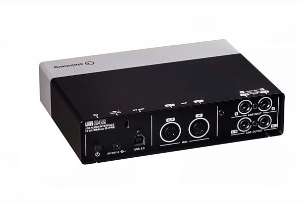 Steinberg UR242 USB and iOS Audio Interface, New, Right Angle Rear