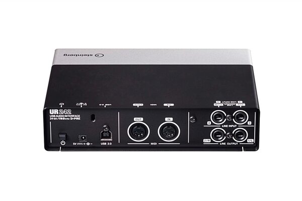 Steinberg UR242 USB and iOS Audio Interface, New, Top Rear