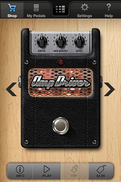 DigiTech iStomp Downloadable Guitar Effects Pedal, Ampdriver