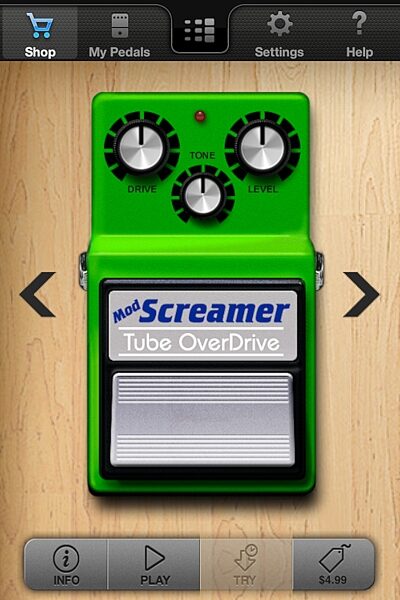 DigiTech iStomp Downloadable Guitar Effects Pedal, Screamer