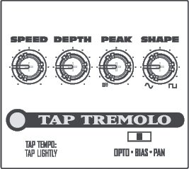 Line 6 MS5 Tap Tremolo ToneCore Pedal  zZounds