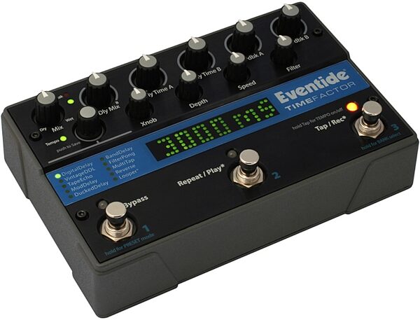Eventide TimeFactor Delay Pedal, New, Angle
