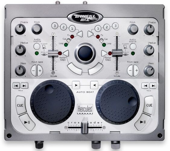 Hercules DJ Console MK2 USB DJ/Audio Interface, Top