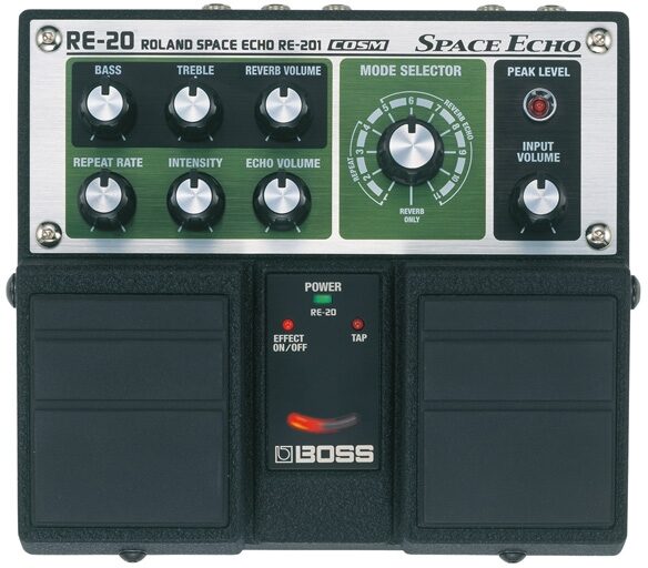 Boss RE-20 Space Echo Delay Pedal, Warehouse Resealed, Main