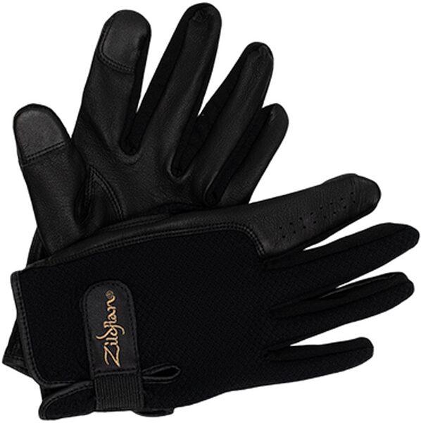 Zildjian Touchscreen Drummer's Gloves, Large, Action Position Back