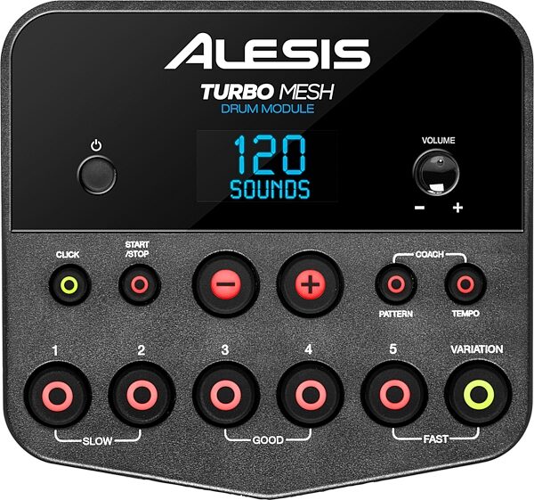 Alesis Turbo Mesh Electronic Drum Kit, New, Action Position Back