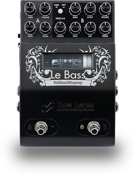 Two Notes LeBass 2-Channel Preamp/Cab Simulator, Action Position Front