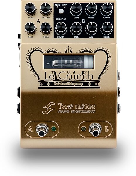 Two Notes LeCrunch 2-Channel Preamp/Cab Simulator, New, Action Position Front