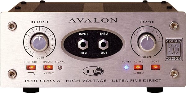Avalon U5 Class A DI Preamp/EQ, Main