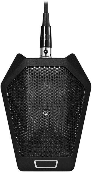 Audio-Technica U891RCb Cardioid Condenser Boundary Microphone with Local or Remote Switching (Unterminated), New, Top