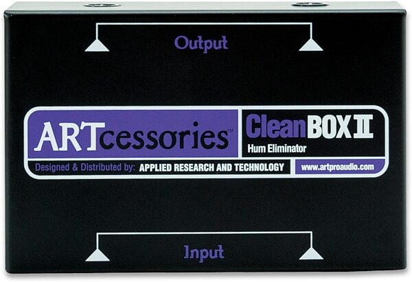 ART Cleanbox II Dual-Channel Hum Eliminator, New, Action Position Back