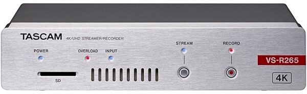 TASCAM VS-R265 4K/UHD Streamer/Recorder, New, Main