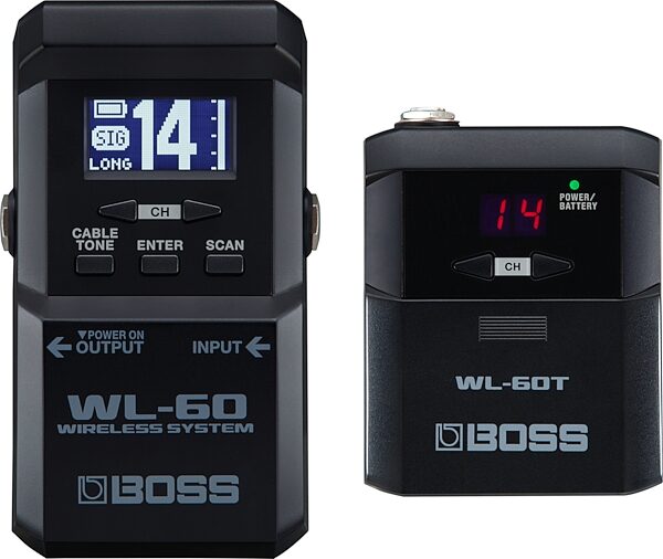 Boss WL-60 Guitar Wireless System, New, Action Position Front