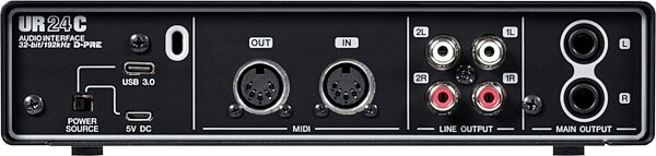 Steinberg UR24C USB Audio Interface, New, Rear detail Back