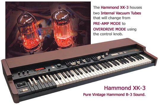 Hammond XK3 61-Key Modeling Organ, Tube Ad
