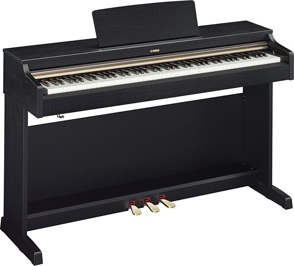 Yamaha Arius YDP-162 Digital Home Piano with Bench, Black Angle