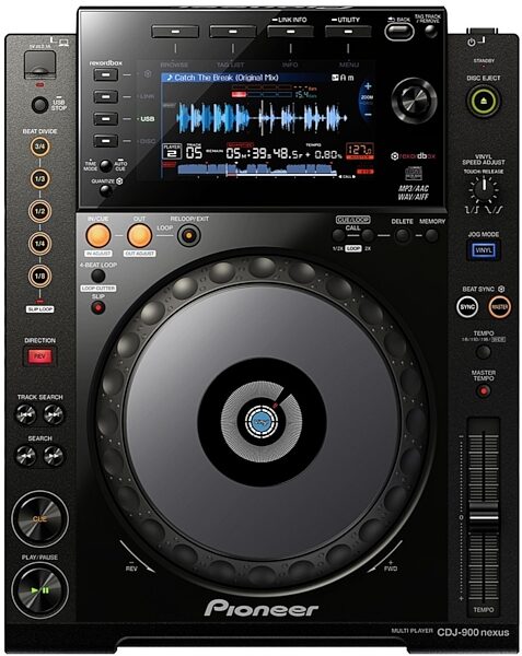 Pioneer CDJ-900NXS Professional CD/MP3 Player, New, Main