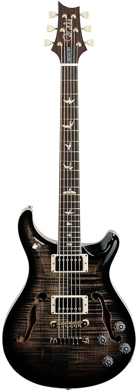 PRS Paul Reed Smith McCarty 594 Hollowbody II Electric Guitar, Charcoal Burst, Serial Number 0318939, Full Straight Front