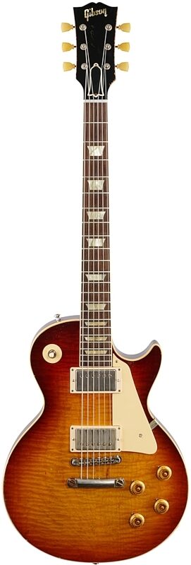 Gibson Custom 1959 Les Paul Murphy Lab Heavy Aged Electric Guitar (with Case), Slow Iced Tea Fade, Serial Number 911290, Full Straight Front