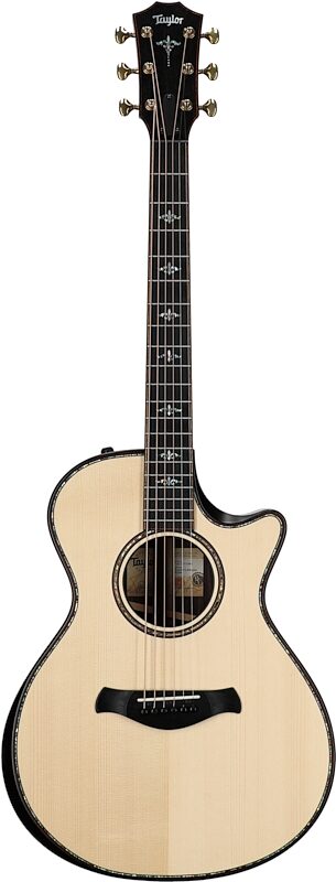 Taylor Builder's Edition 912ce Grand Concert Cutaway Acoustic-Electric Guitar, Natural, Serial Number 1211171094, Full Straight Front