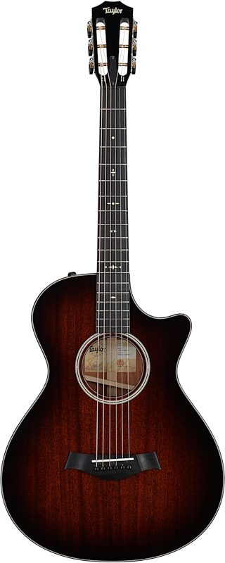 Taylor 522ceV 12-Fret Grand Cutaway Acoustic-Electric Guitar, Shaded Edge Burst, Serial Number 1204182107, Full Straight Front