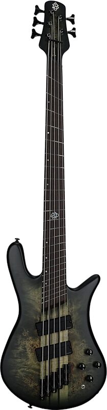 Spector NS Dimension Multi-Scale 5-String Bass Guitar (with Bag), Haunted Moss Matte, Serial Number 21W220037, Full Straight Front