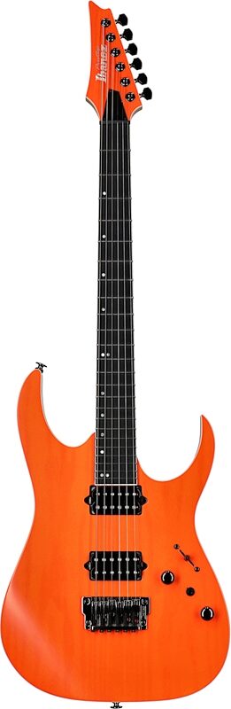 Ibanez RGR5221 Prestige Electric Guitar (with Case), Transparent Fluorescent Orange, Serial Number 210001F2210114, Full Straight Front