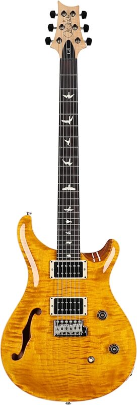 PRS Paul Reed Smith CE 24 Semi-Hollowbody Electric Guitar (with Gig Bag), Amber, Serial Number 0345928, Full Straight Front