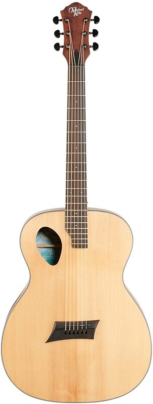 Michael Kelly Prelude Port OM Acoustic Guitar, Natural, Full Straight Front