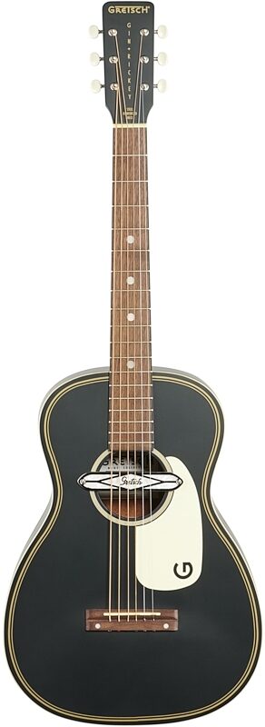 Gretsch G9520E Gin Rickey Acoustic-Electric Guitar, Smokestack Black, Full Straight Front