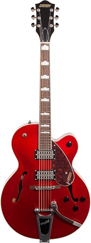 Gretsch G2420T Hollowbody Electric Guitar, with Bigsby Tremolo, Candy Apple Red, Full Straight Front