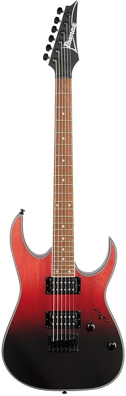 Ibanez RG421EX Electric Guitar, Transparent Crimson Fade Matte, Full Straight Front