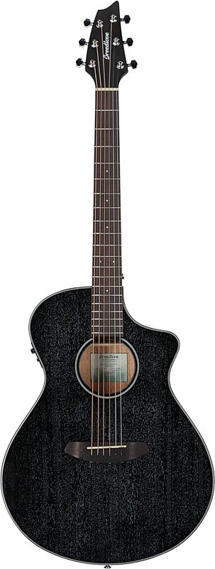 Breedlove ECO Rainforest S Concert CE Acoustic-Electric Guitar, Midnight Blue, Full Straight Front