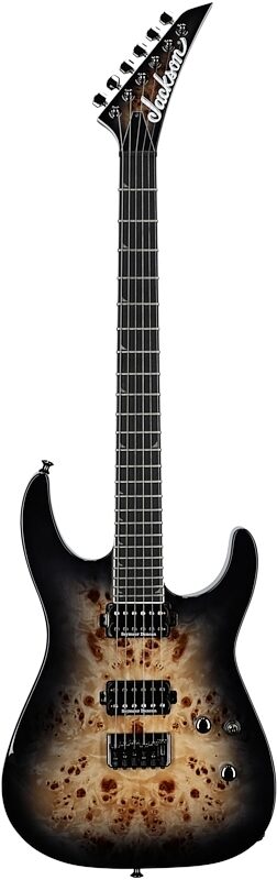 Jackson Pro Soloist SL2P MAH HT Electric Guitar, Transparent Black Burst, Full Straight Front