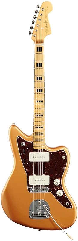 Fender Troy Van Leeuwen Jazzmaster Electric Guitar, with Maple Fingerboard (with Case), Copper Age, Full Straight Front