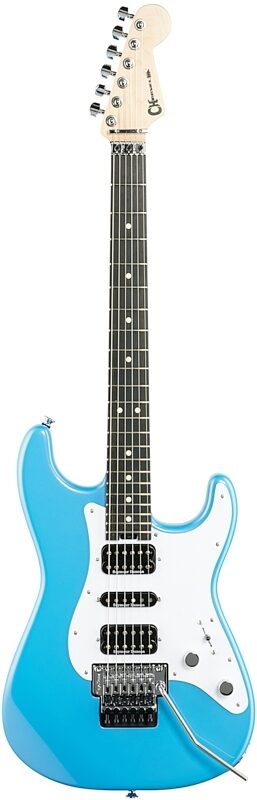 Charvel Pro-Mod SoCal Style1 SC3 HSH FR Electric Guitar, Robin Egg, Full Straight Front