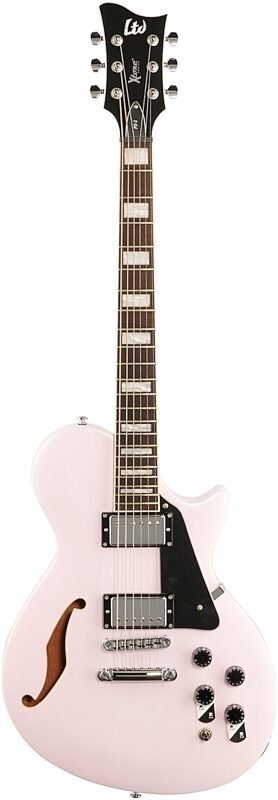 ESP LTD Xtone PS-1 Electric Guitar, Pearl Pink, Full Straight Front