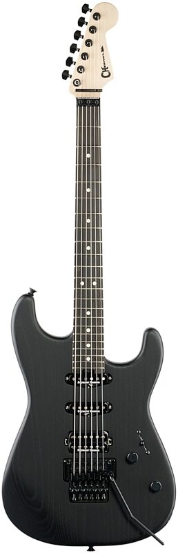Charvel Pro-Mod San Dimas SD3 HSS Electric Guitar, Sassafras Black, Full Straight Front