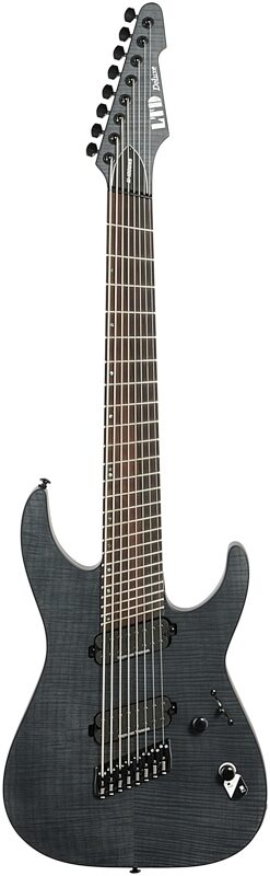 ESP LTD M-1008 Multi Scale Electric Guitar, 8-String, See-Thru Black Satin, Full Straight Front