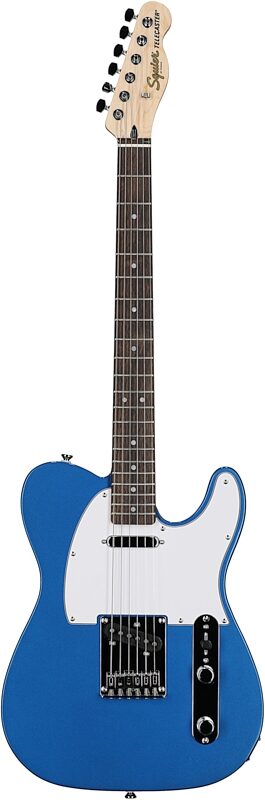 Squier Affinity Telecaster Electric Guitar, Laurel Fingerboard, Lake Placid Blue, Full Straight Front